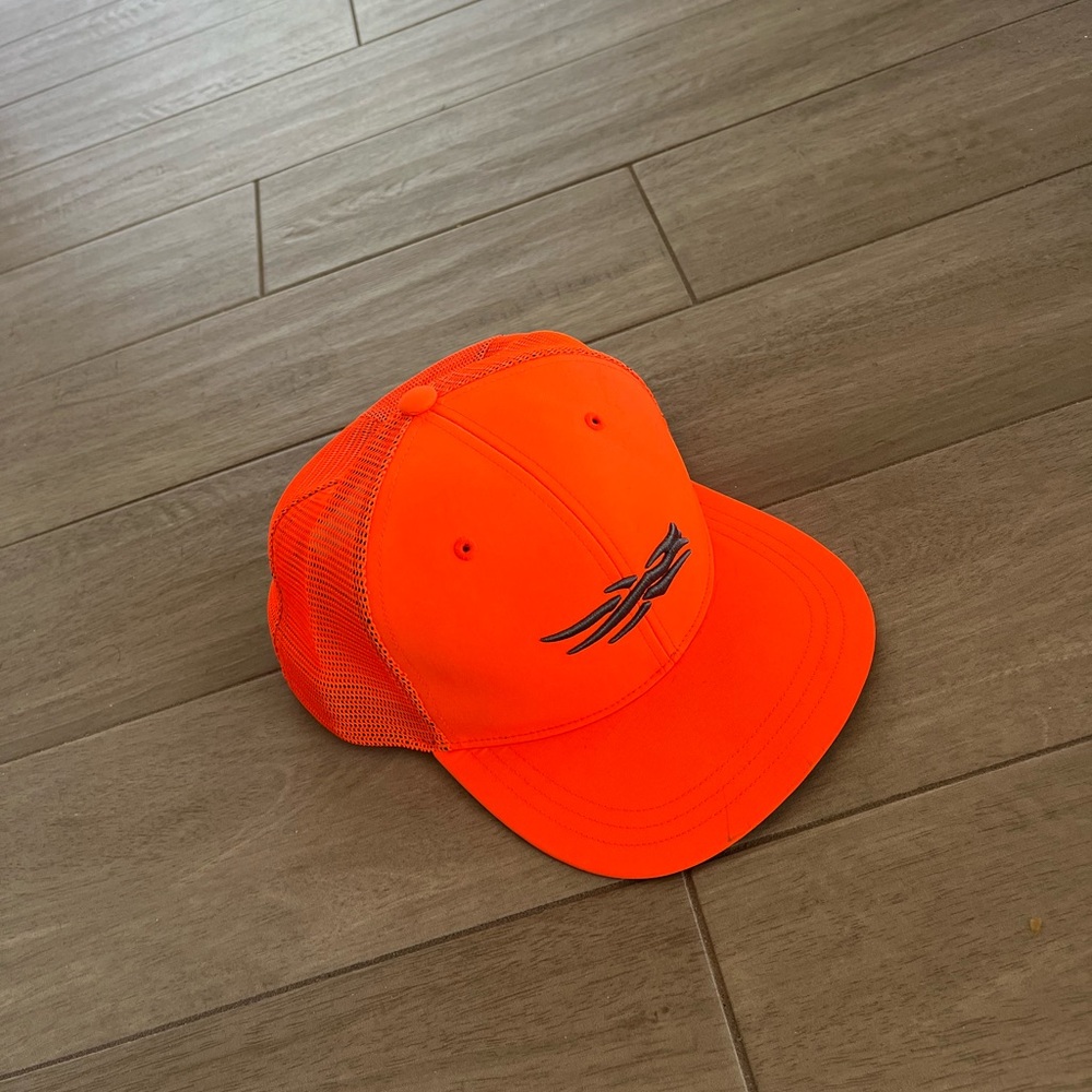 Sitka blaze orange hunting hat